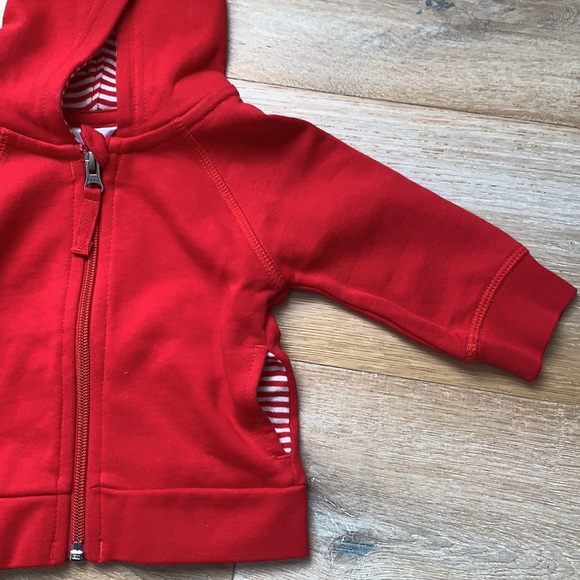 Hanna Andersson baby bear hoodie size 3-6mo - Picture 2 of 5